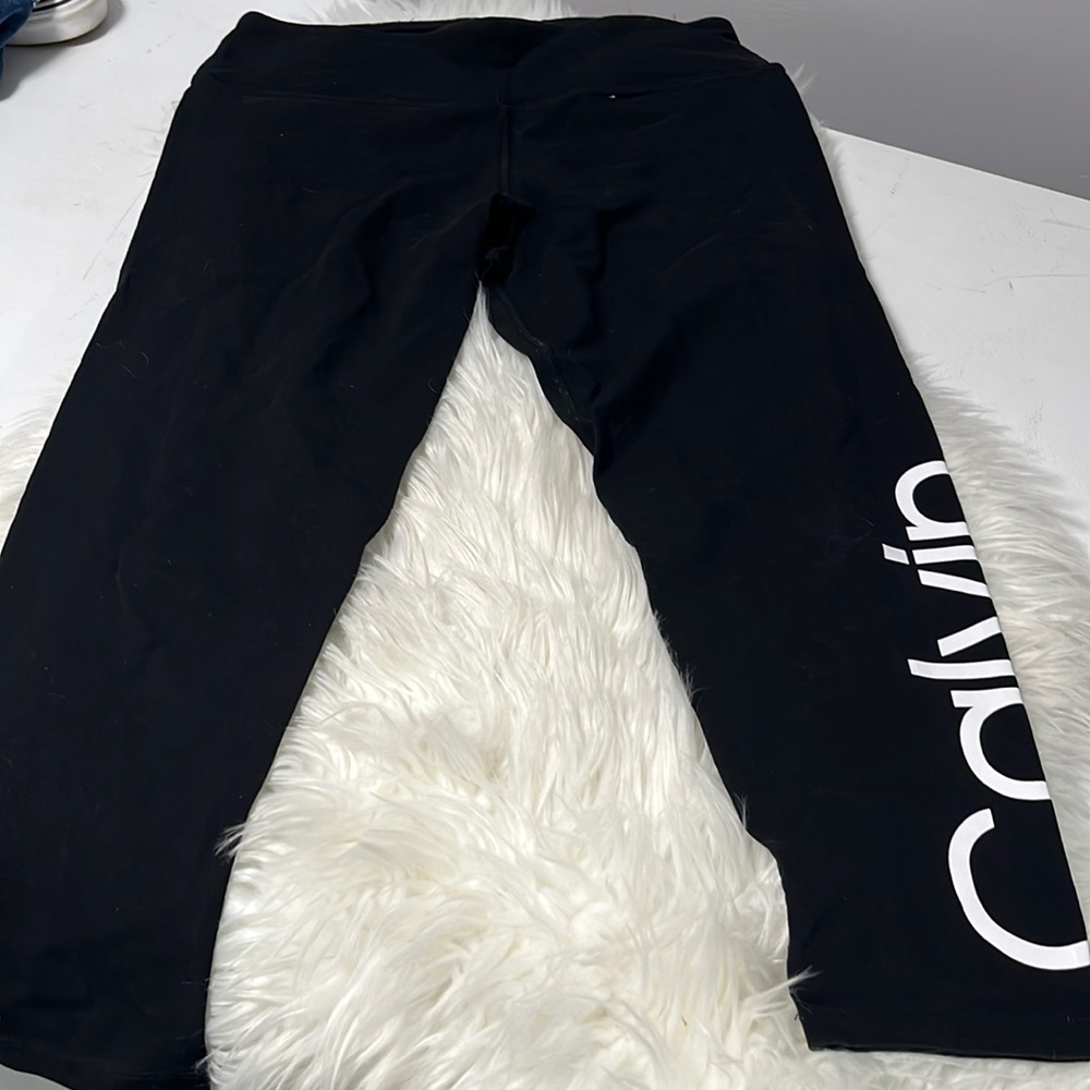 Black Calvin Klein performance leggings